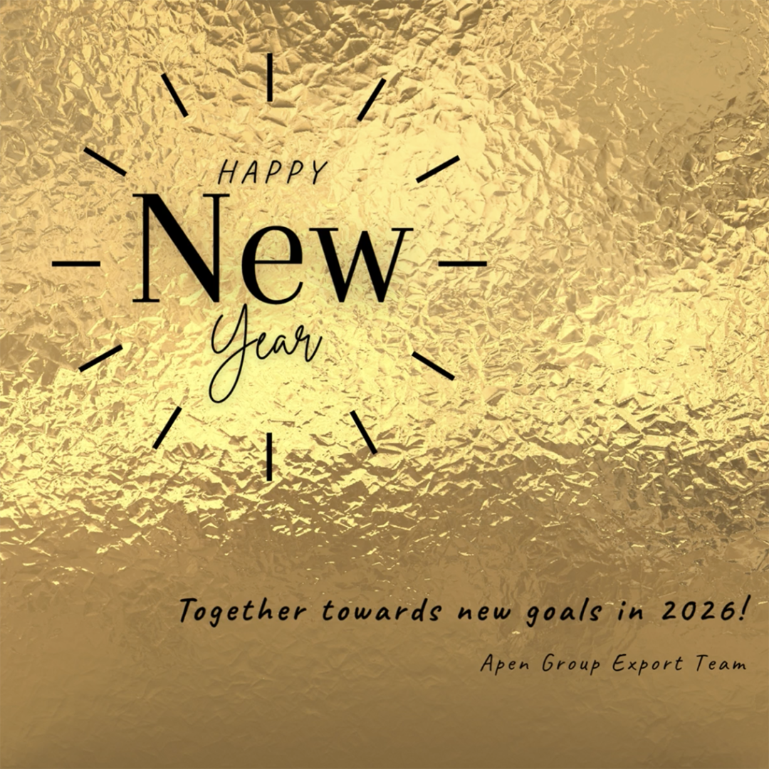 Apen Group Export Team wishes a Wonderful 2026!