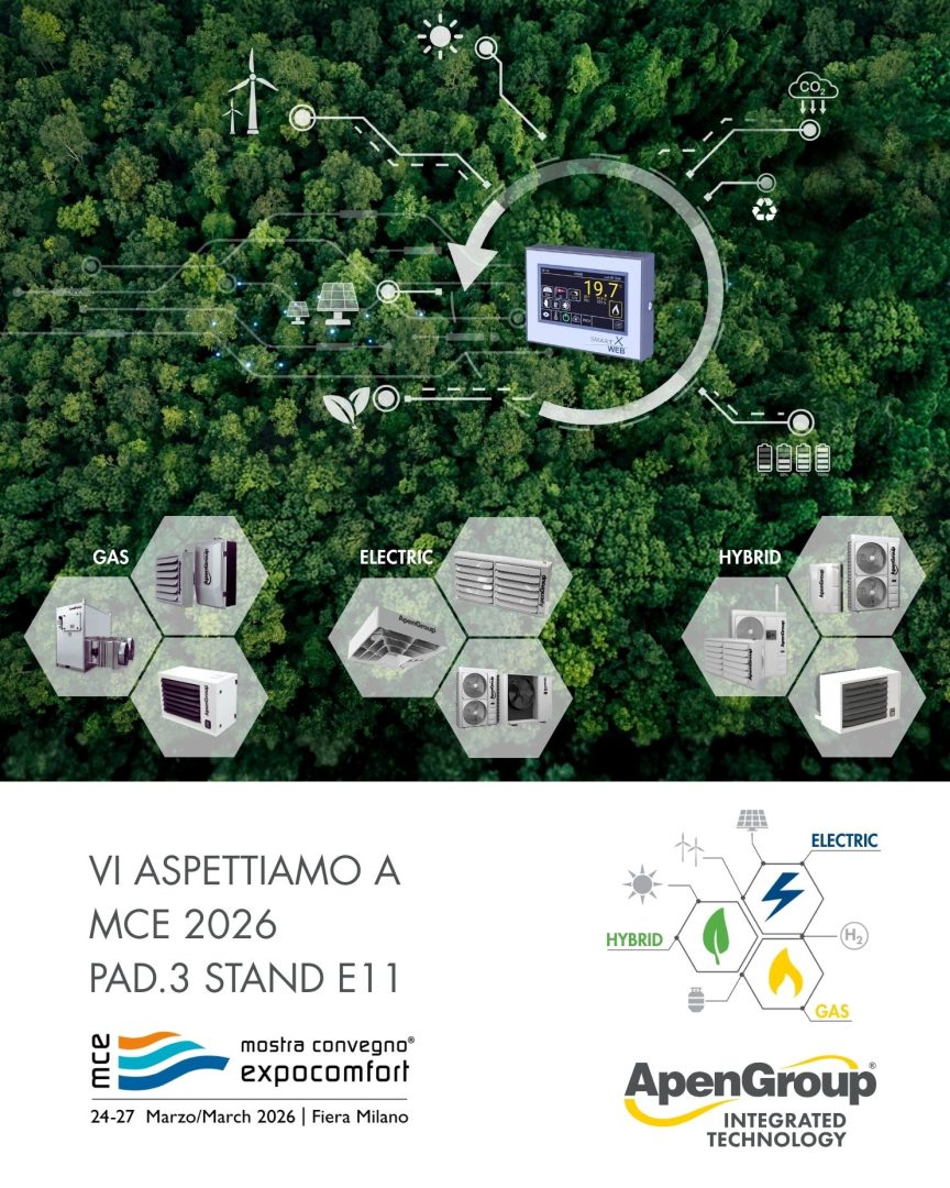 Vi aspettiamo a MCE Mostra Convegno Expocomfort 2026