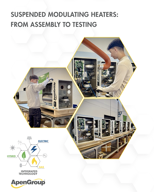 Assembly and testing process of suspended modulatin heaters